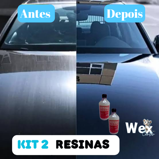 Kit 2 Resinas Automotivas Revitalizadora - OFERTA RELÂMPAGO!