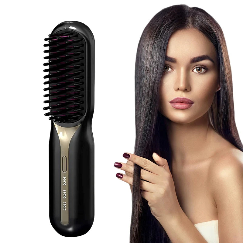 Escova Alisadora de Cabelo PureGlam