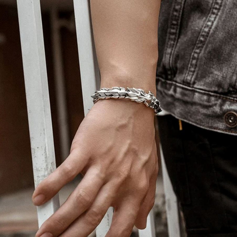 DragonScale Bracelet: A Pulseira Masculina Que Une Força e Estilo Lendário